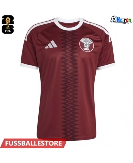 Günstige Katar Heimtrikot WM 2026 Kurzarm